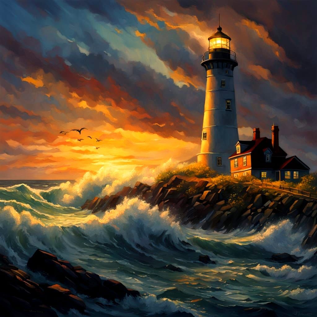 Lighthouse  by @Happy Jack