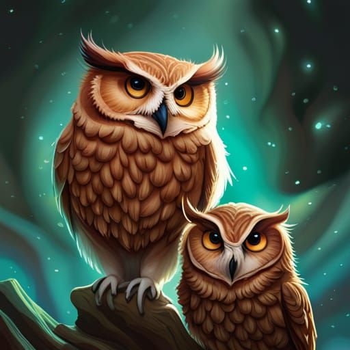 Just another owls! - AI Generated Artwork - NightCafe Creator