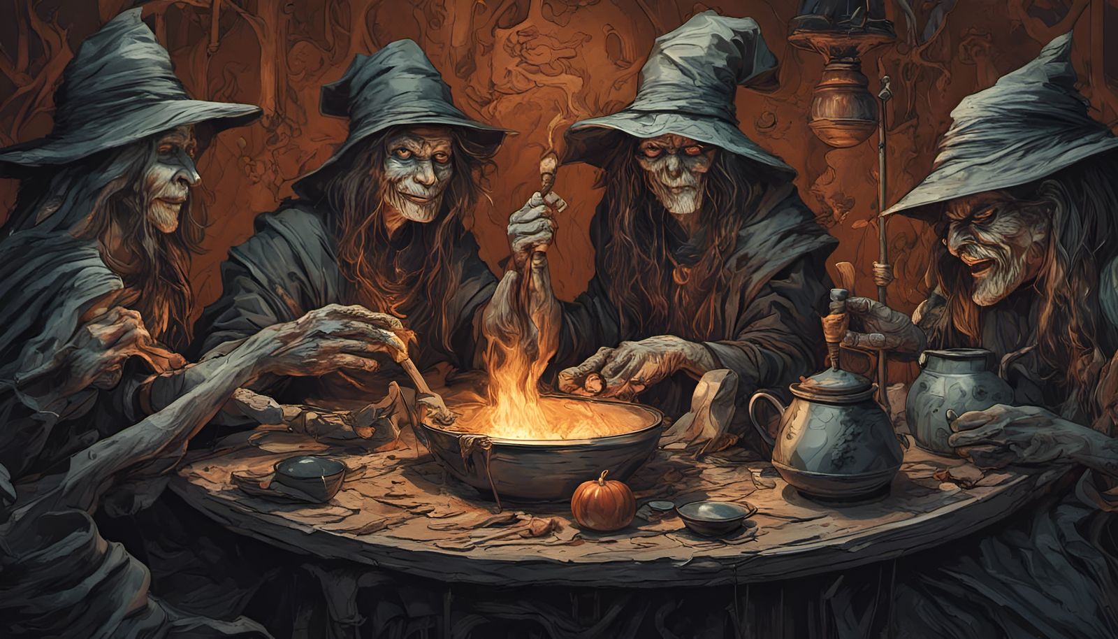 Coven Fondue AI Generated Artwork NightCafe Creator