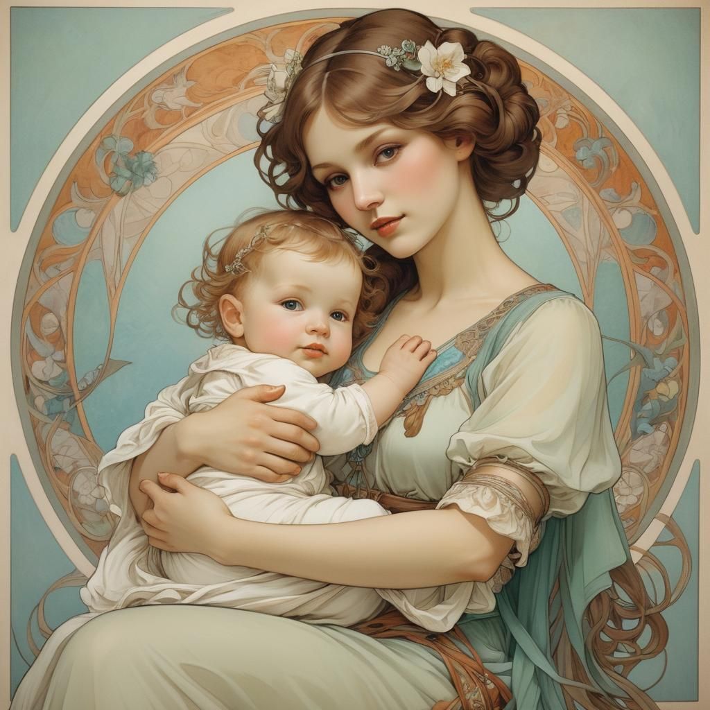 young mom.