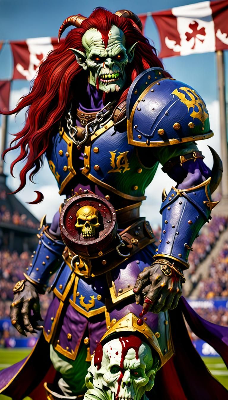 Blood Bowl Undead Team - AI Generated Artwork - NightCafe Creator