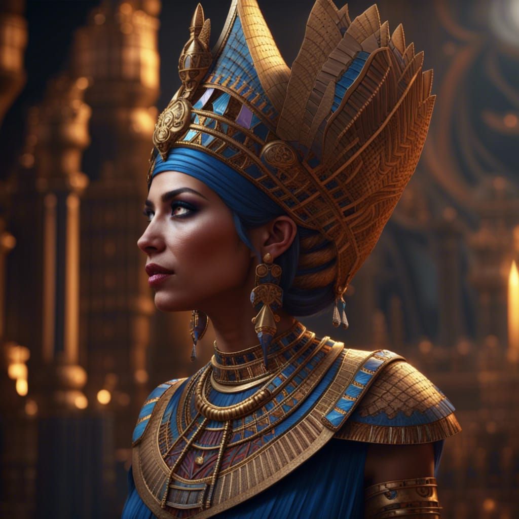 queen from egypt - AI Generated Artwork - NightCafe Creator