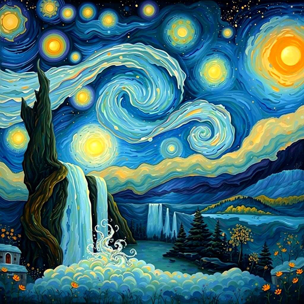 Van Gogh Waterfalls