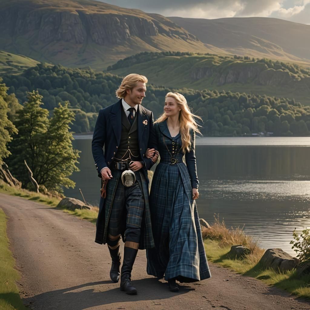"Sure by Tummel and Loch Rannoch and Lochaber we will go.......