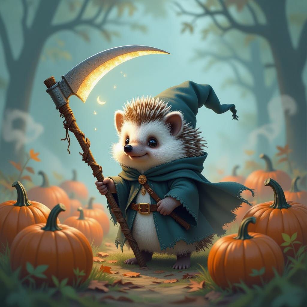 Hedgehog Reaper  by @JQKER