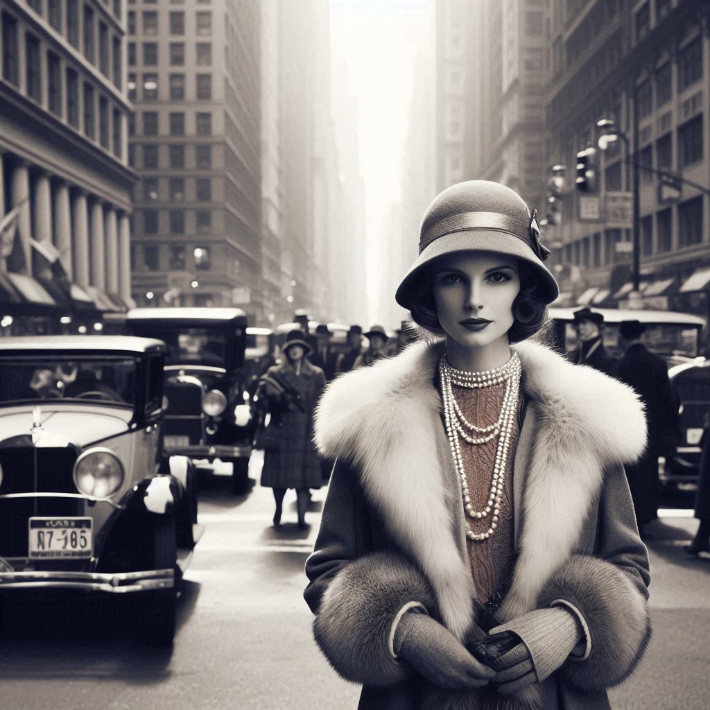 A woman in 1930s NYC