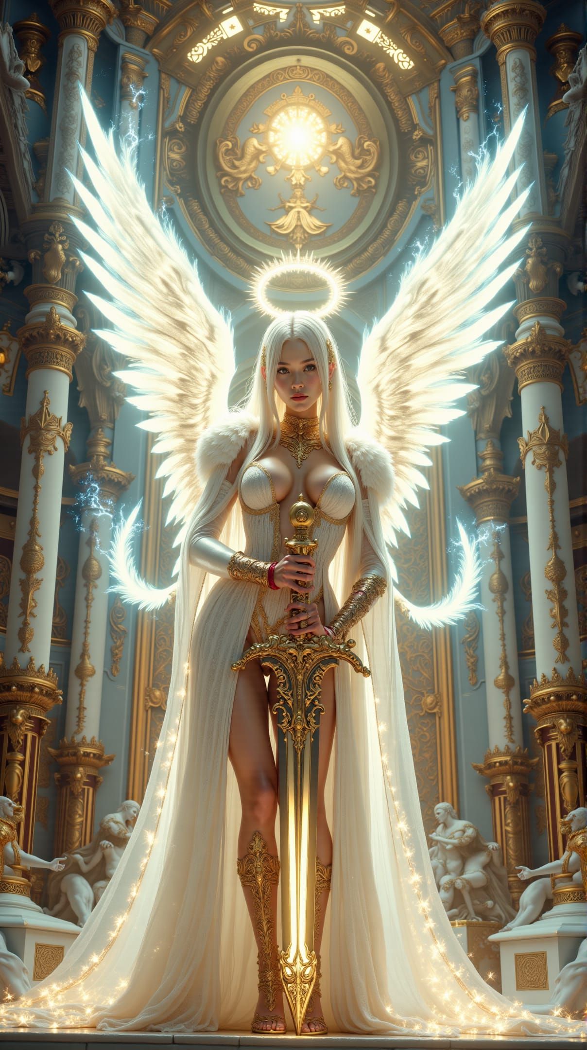 Divine Radiant Angel Warrior