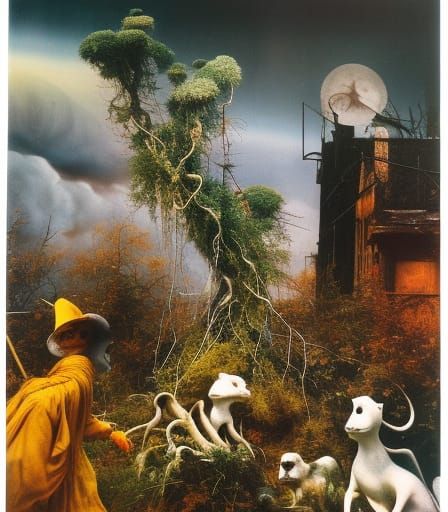 Eerie Stop Motion Film Still: Wraiths and Strays