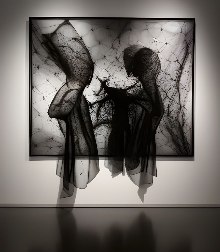 Translucent Wraiths Coalesce in Hyperrealistic Art