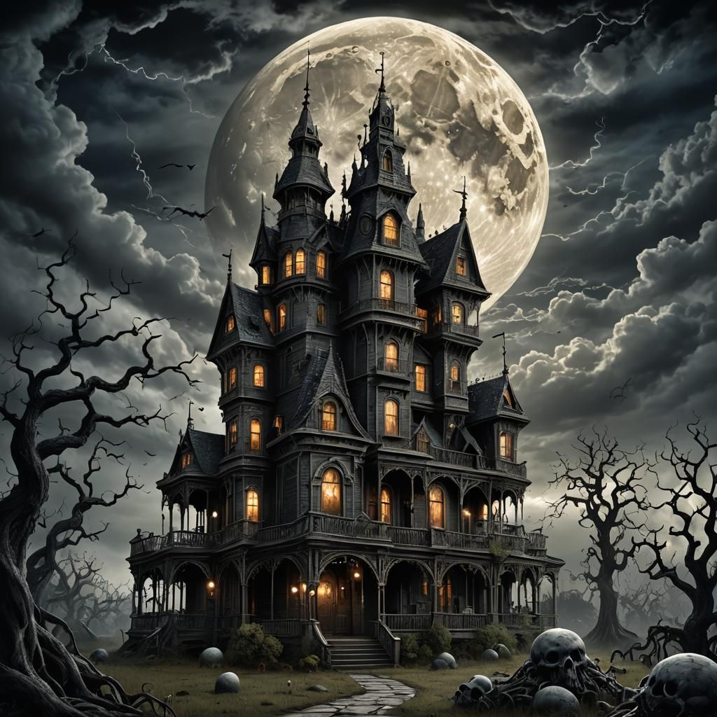 Moon Mansion  by @JokeStirrer