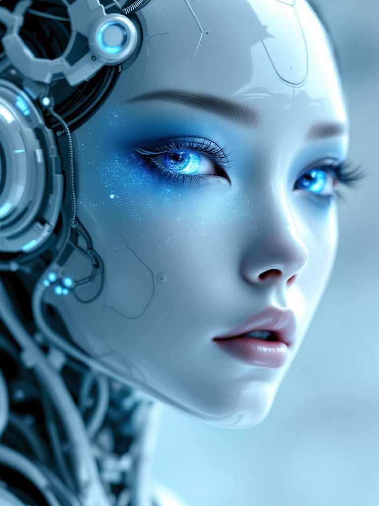 future-tech cyborg