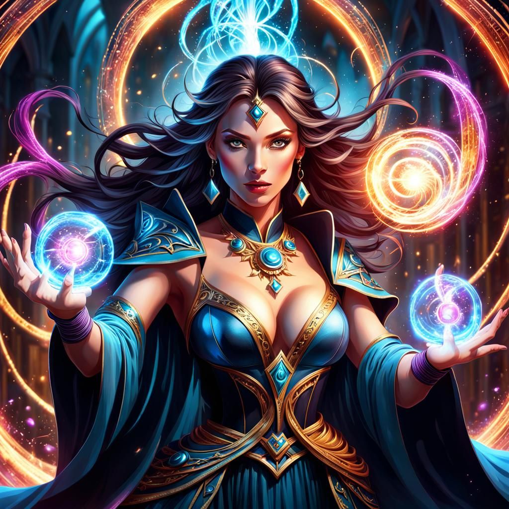 Young sorceress  by @Mini aiArt