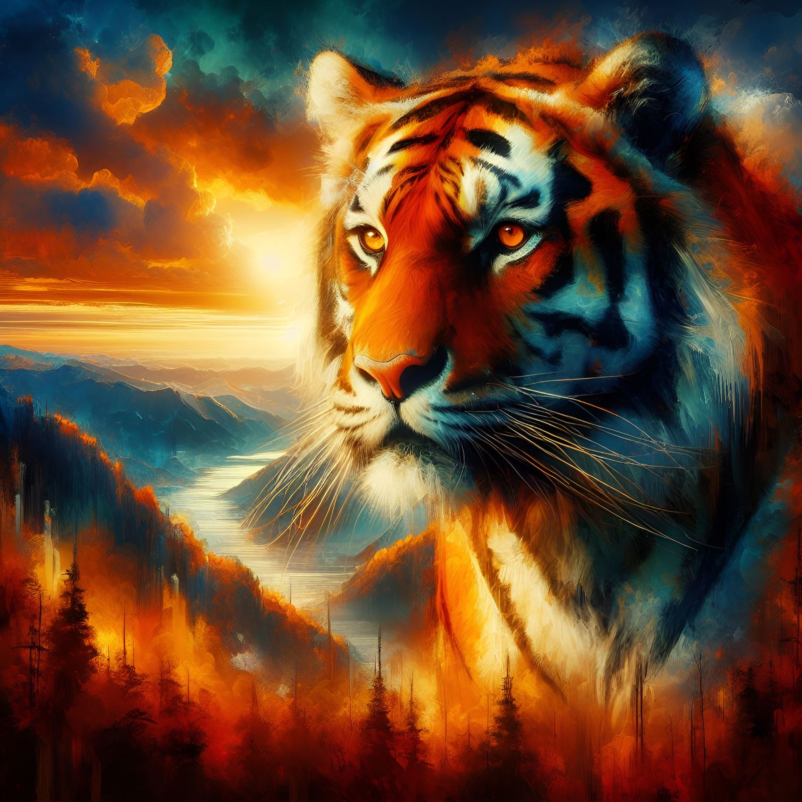 Vibrant Beast: The Tiger in the Land of Hues