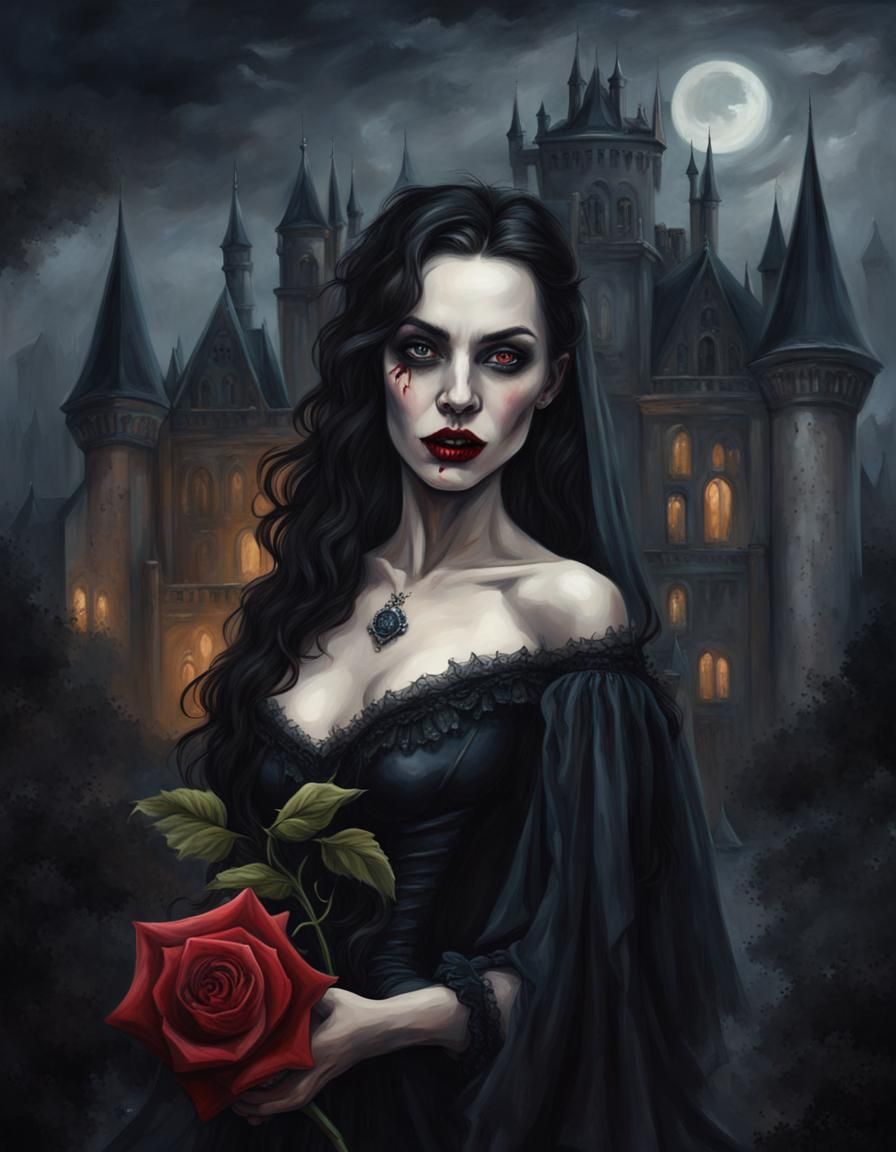 Vampiress - AI Generated Artwork - NightCafe Creator