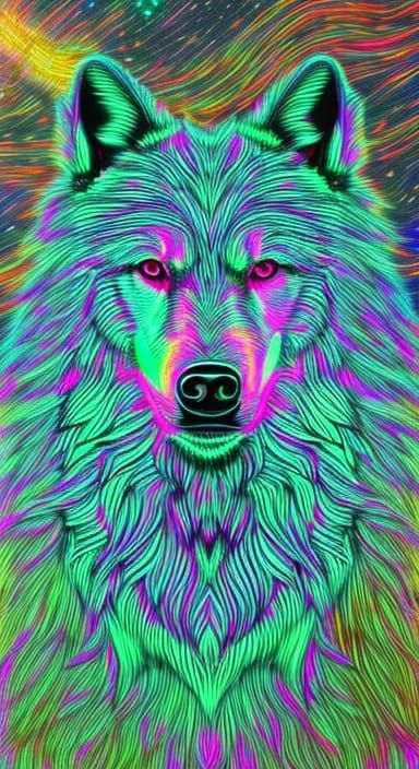 Wolf - AI Generated Artwork - NightCafe Creator