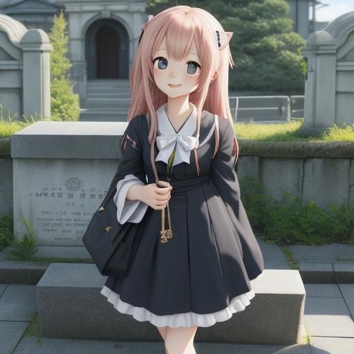 cute little girl   likes  memorial