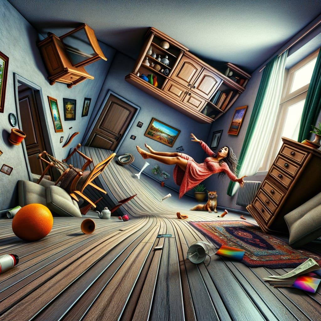 Tilted Vertigo Room  by @Pharaoh Julia