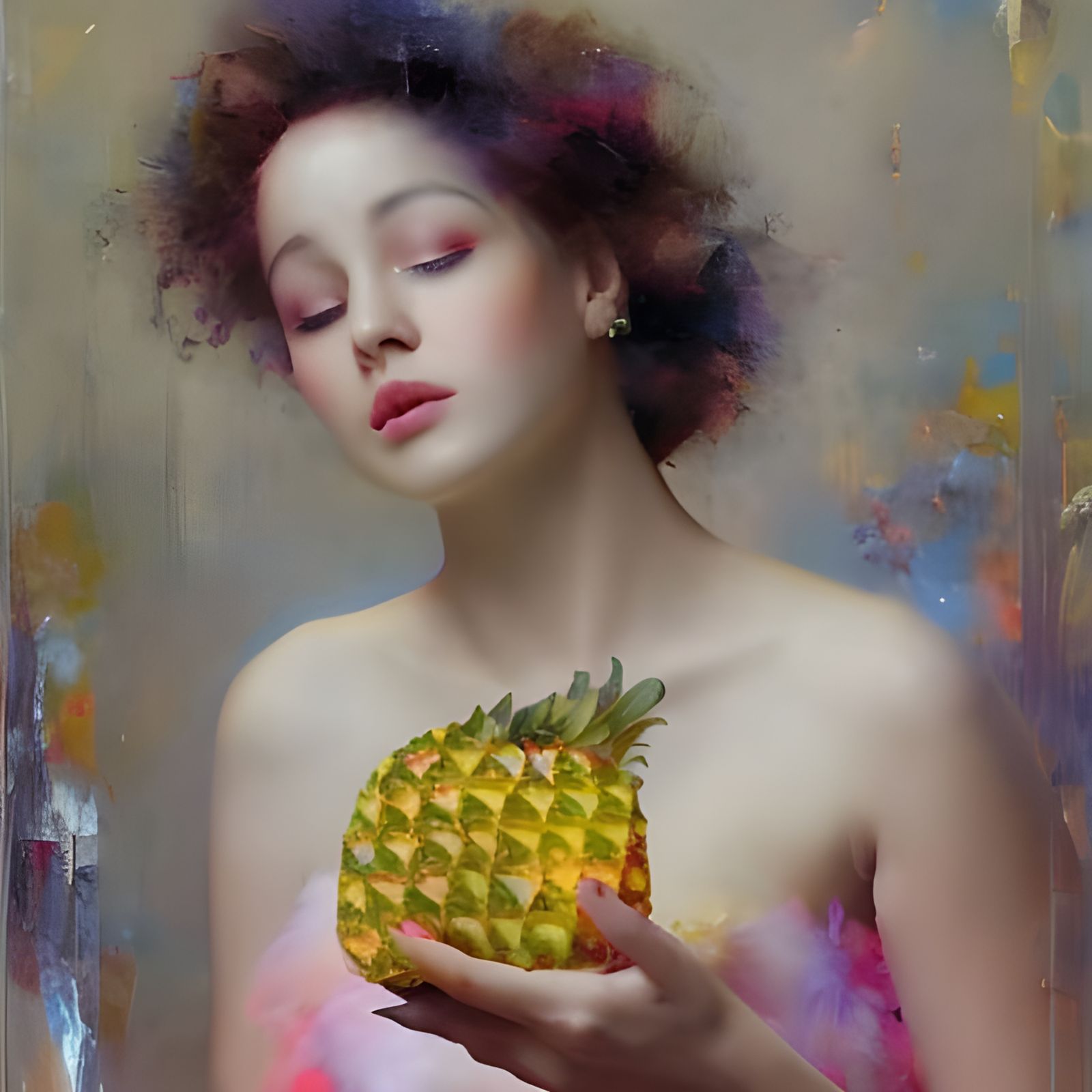 Pineapple in heaven