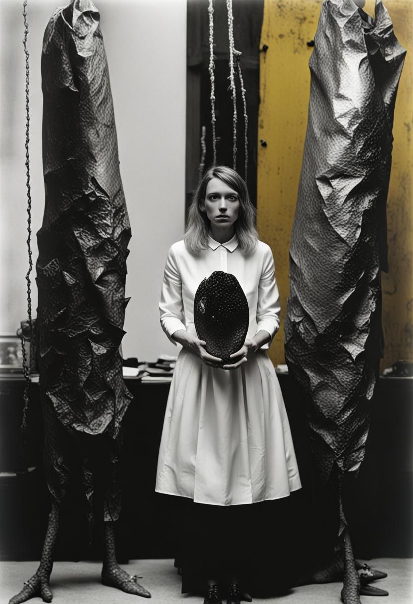 Surreal Glitch Photograph in Style of Woodman and Arbus