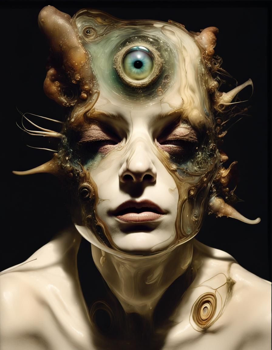 Abstract Fluid Forms: A Translucent Dreamscape