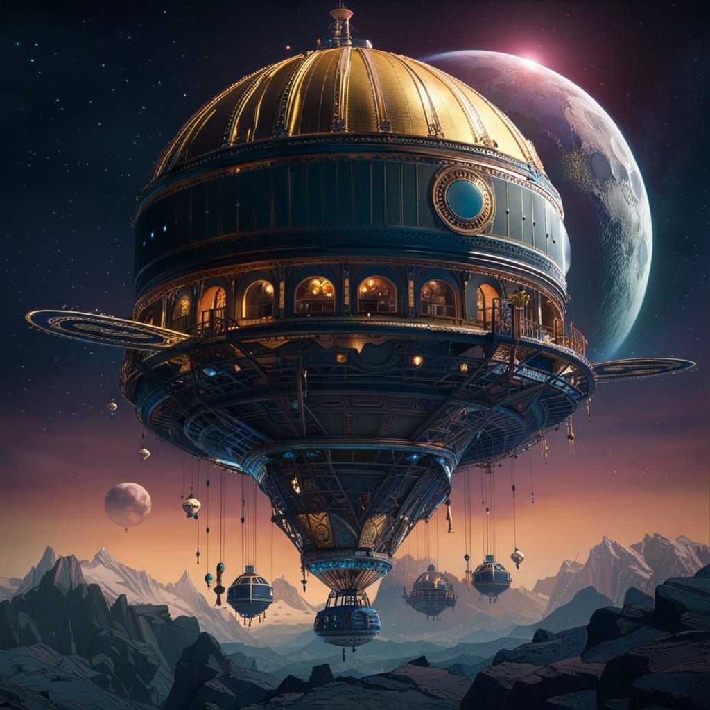 Flying to the Moon ; Jules Verne ; 1890's technology :: Cine...