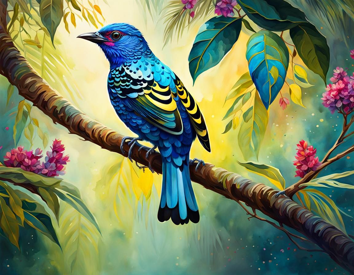 A Spangled Cotinga
