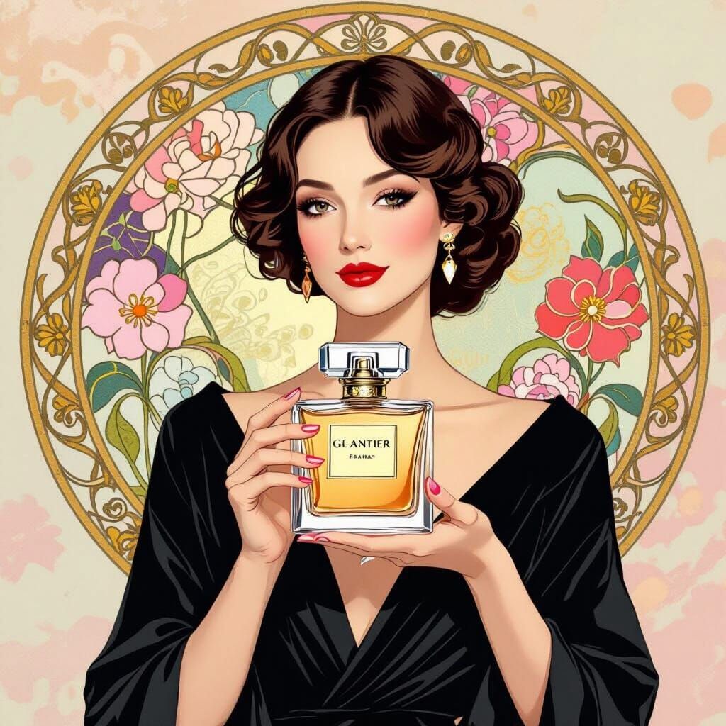 Glantier parfum vierkant bhottel