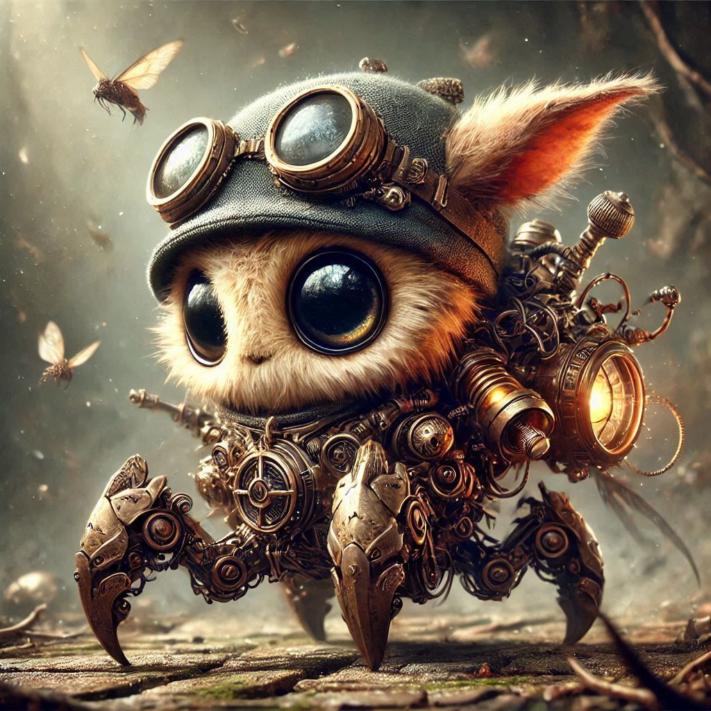 adorable fairy-tale fantasy creature portrait..