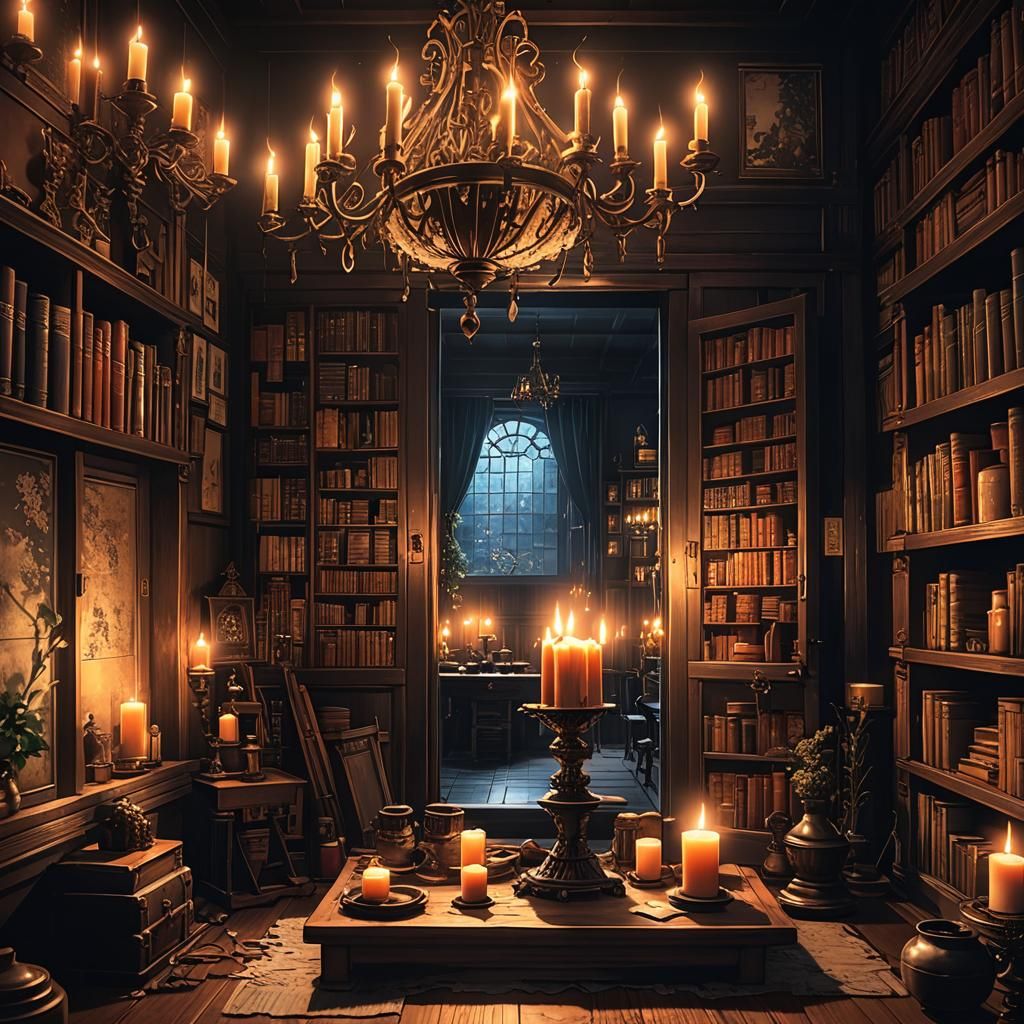 candle lit secret room 🕯️  by @Dakeu