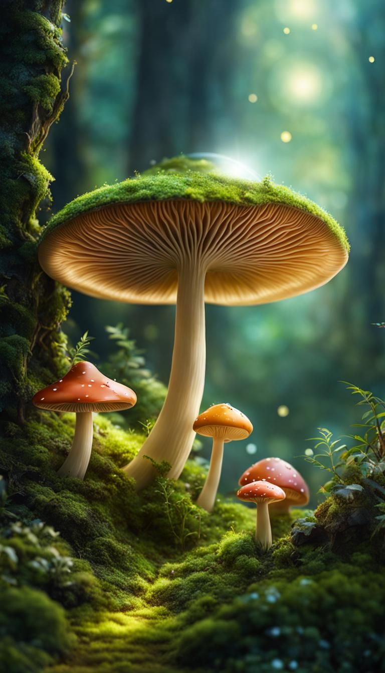 mushrooms - AI Generated Artwork - NightCafe Creator