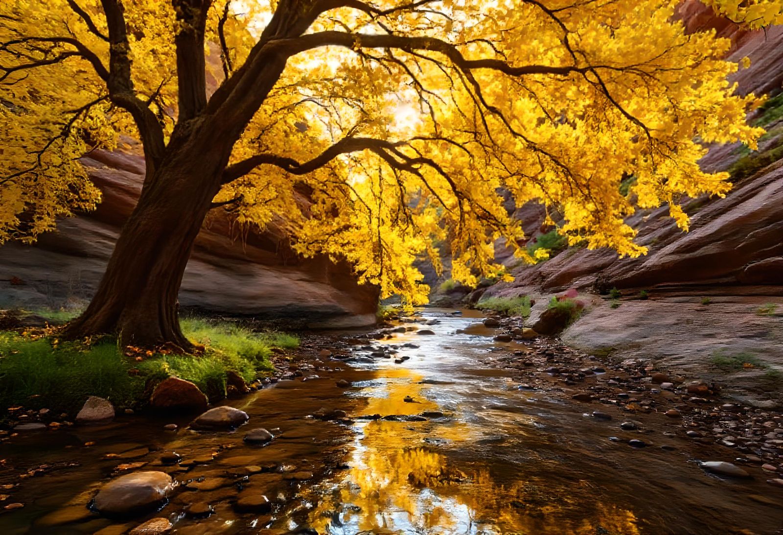 Cottonwood in Red Rock Canyon