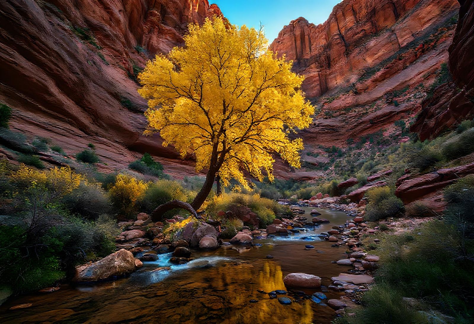 Cottonwood in Red Rock Canyon