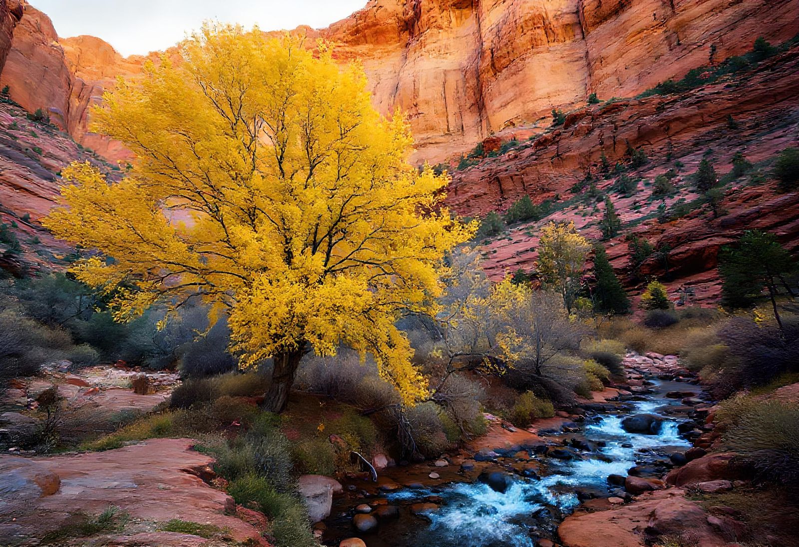 Cottonwood in Red Rock Canyon