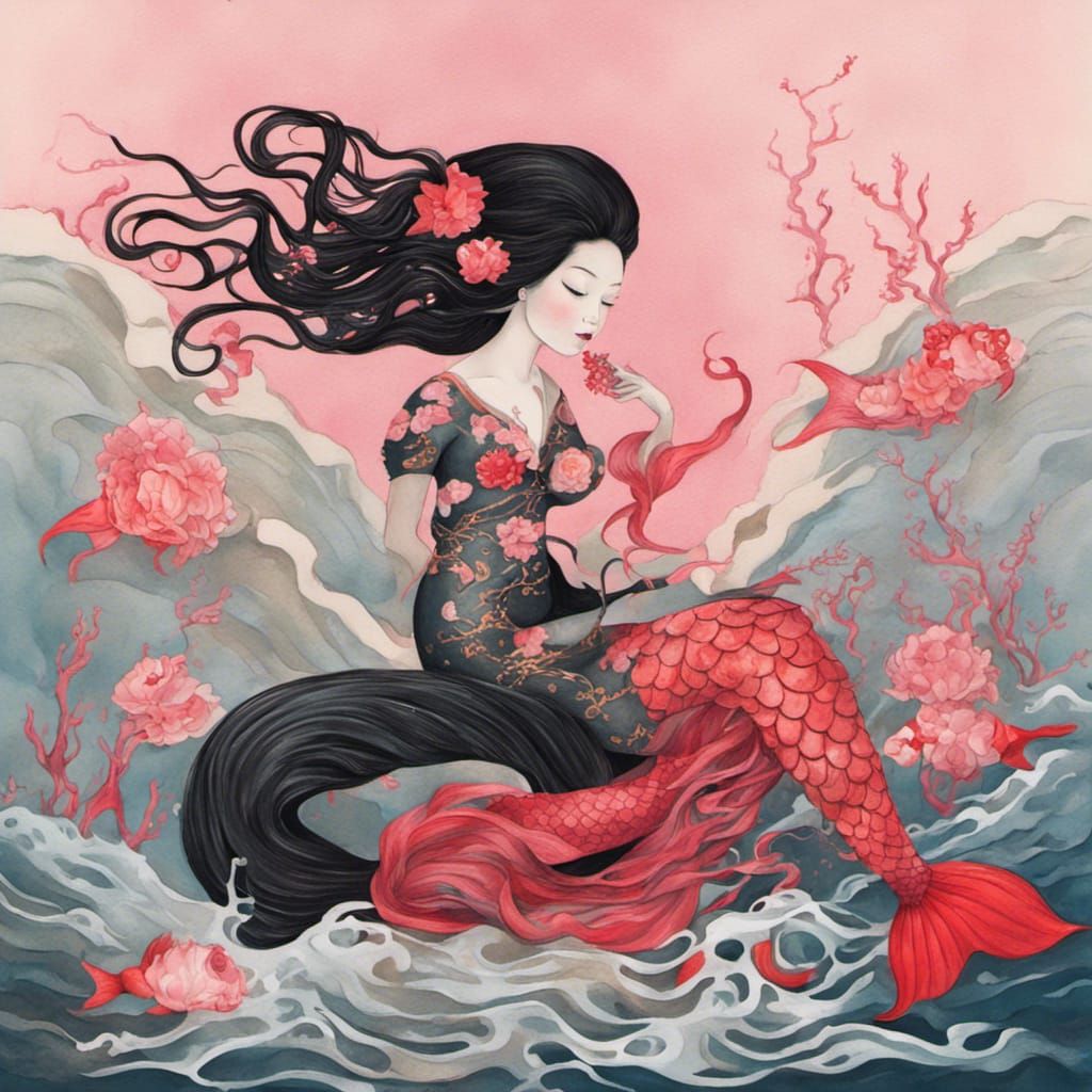 Geisha mermaid