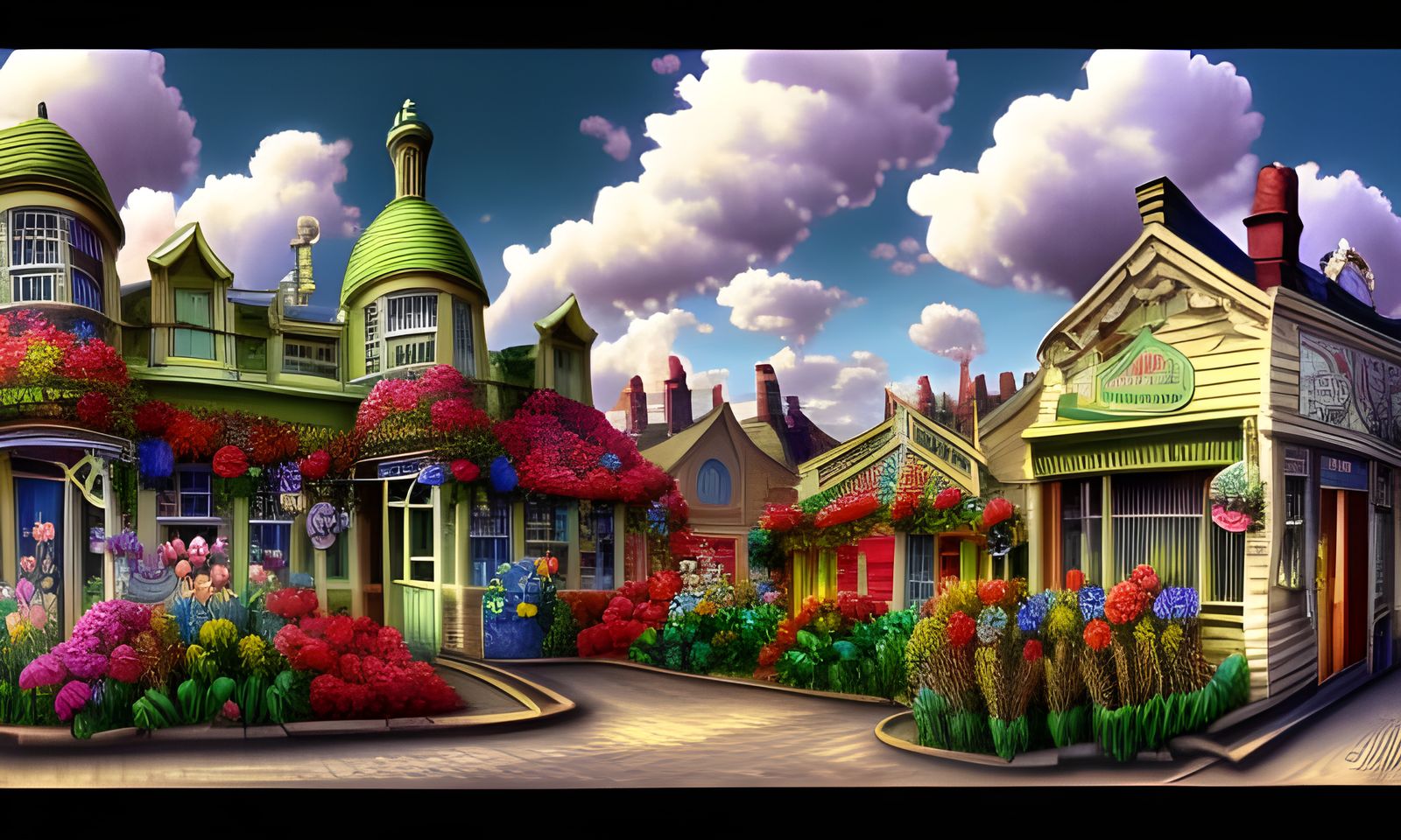Ethereal Victorian Flower Garden Shoppes