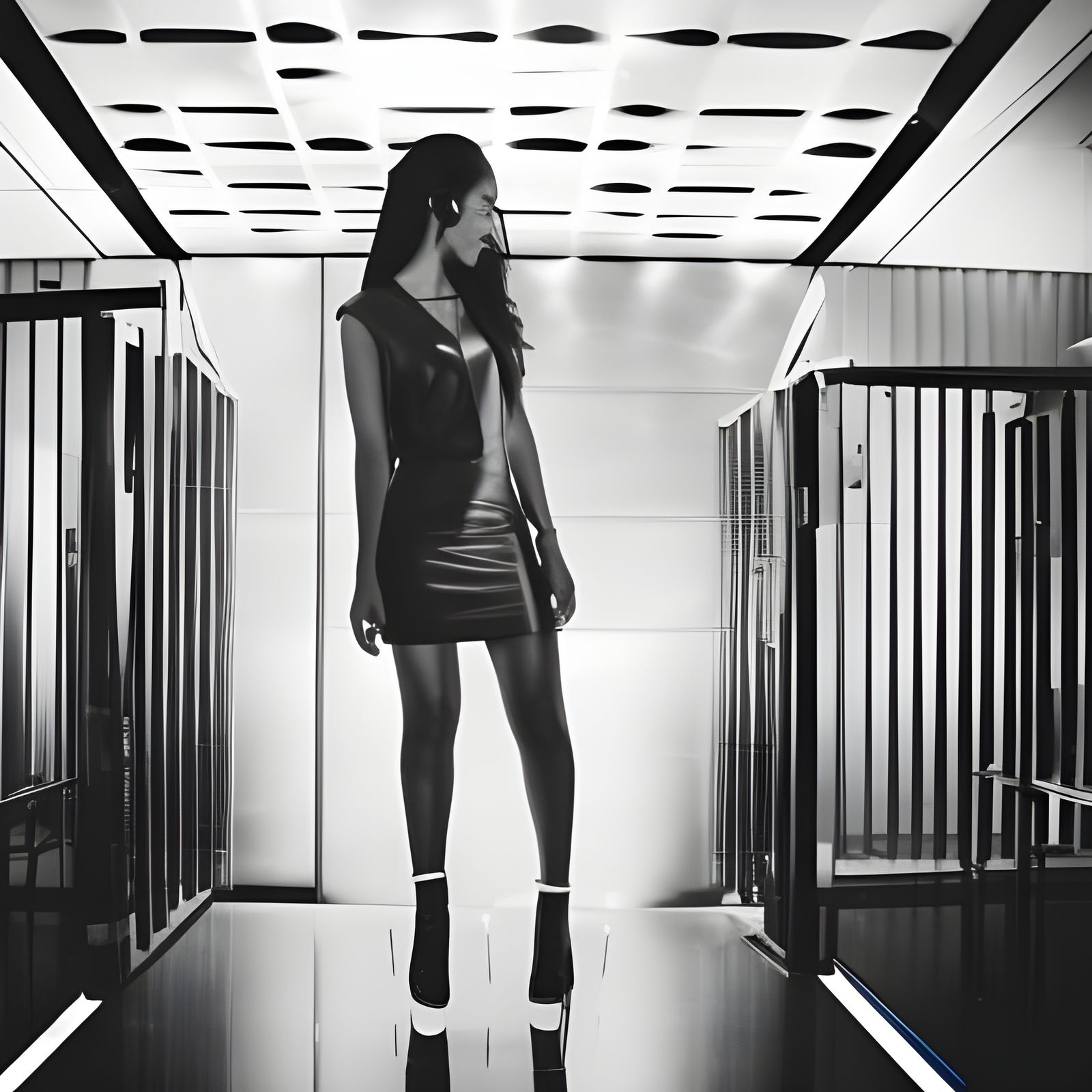 As you walk down the neon-lit streets of the city, the sound...