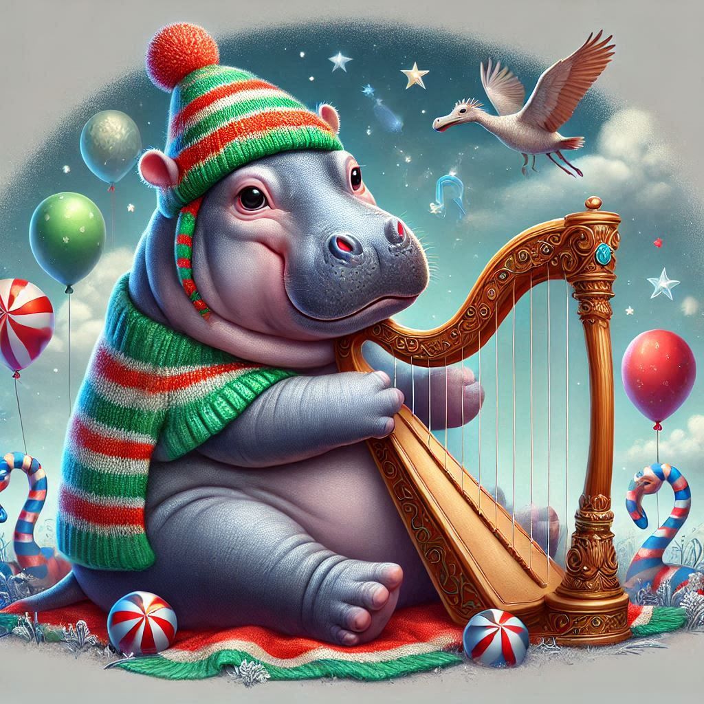 Ode hippopotamesque à la lune