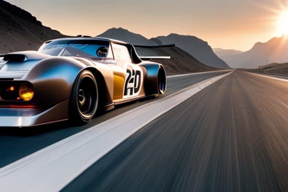 hyperdetailed photography, Pretty atmosphere, racing cars, L...