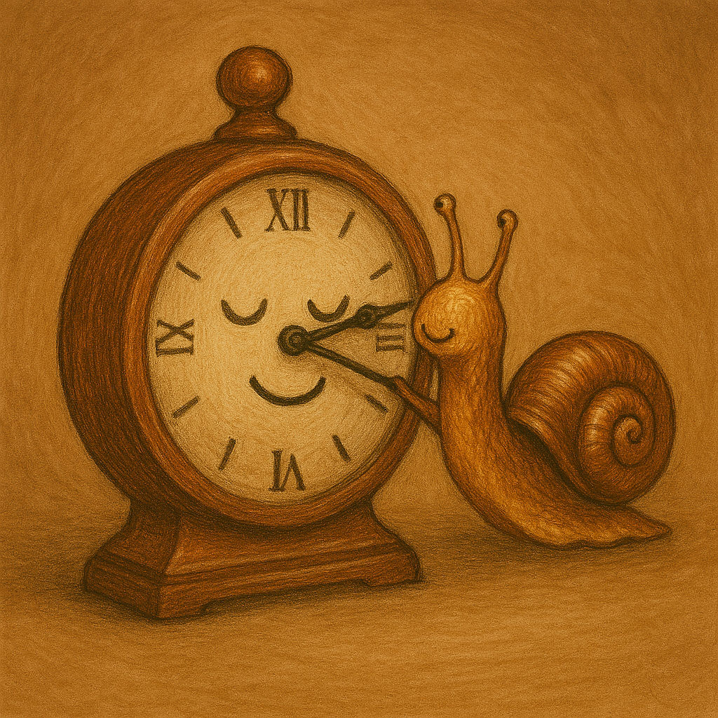 Clock and a Snail