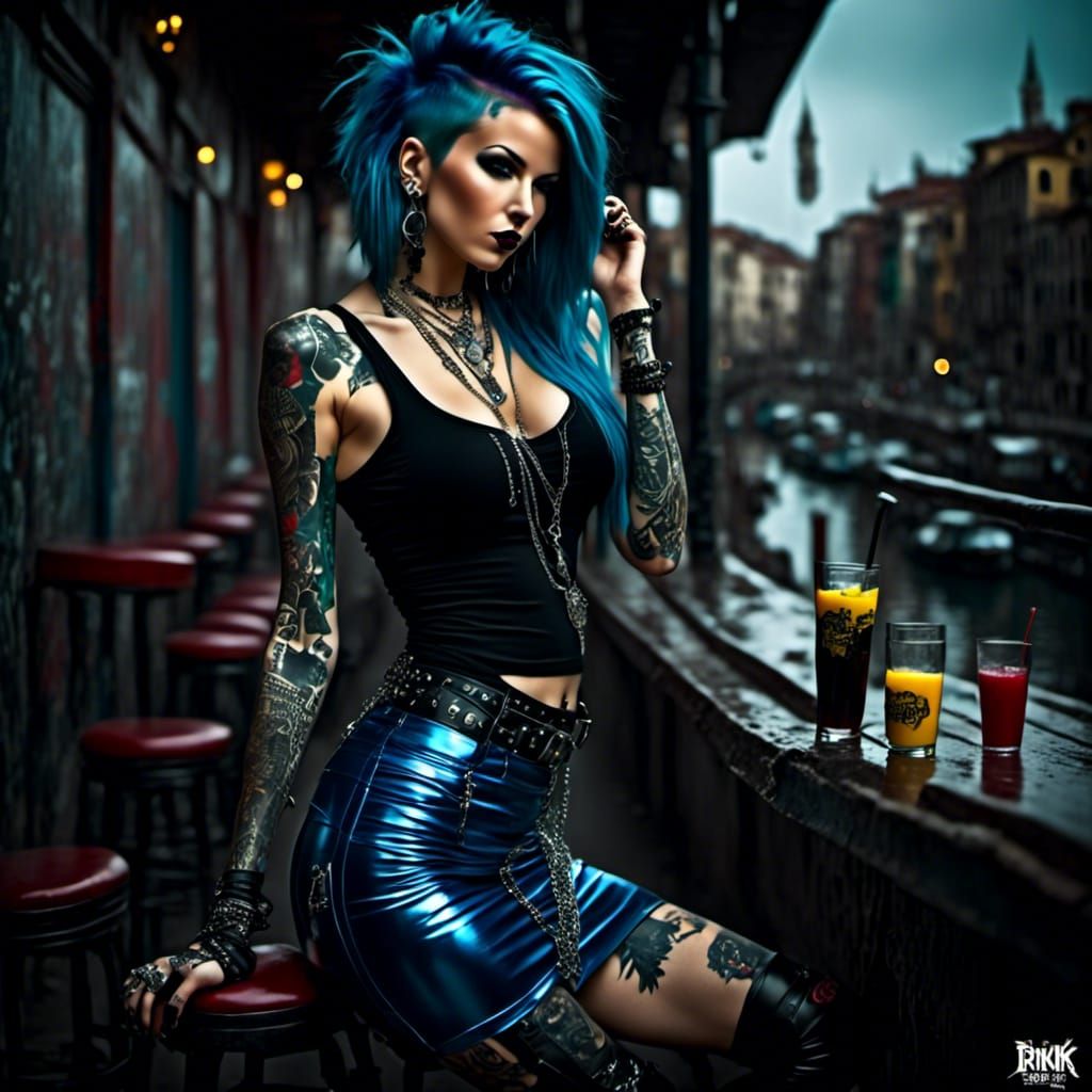 <lora:PunkStyle:1.0> <lora:GrungePunkStyle:1.0>   