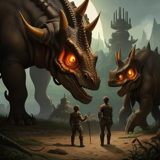 vintage triceratops technology as it came up thru the aeons ...