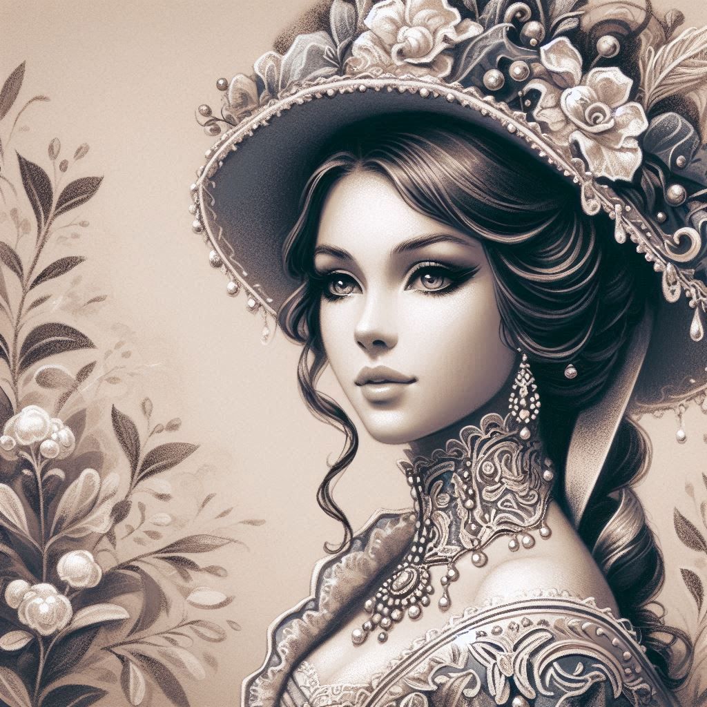 Portrait of a young woman