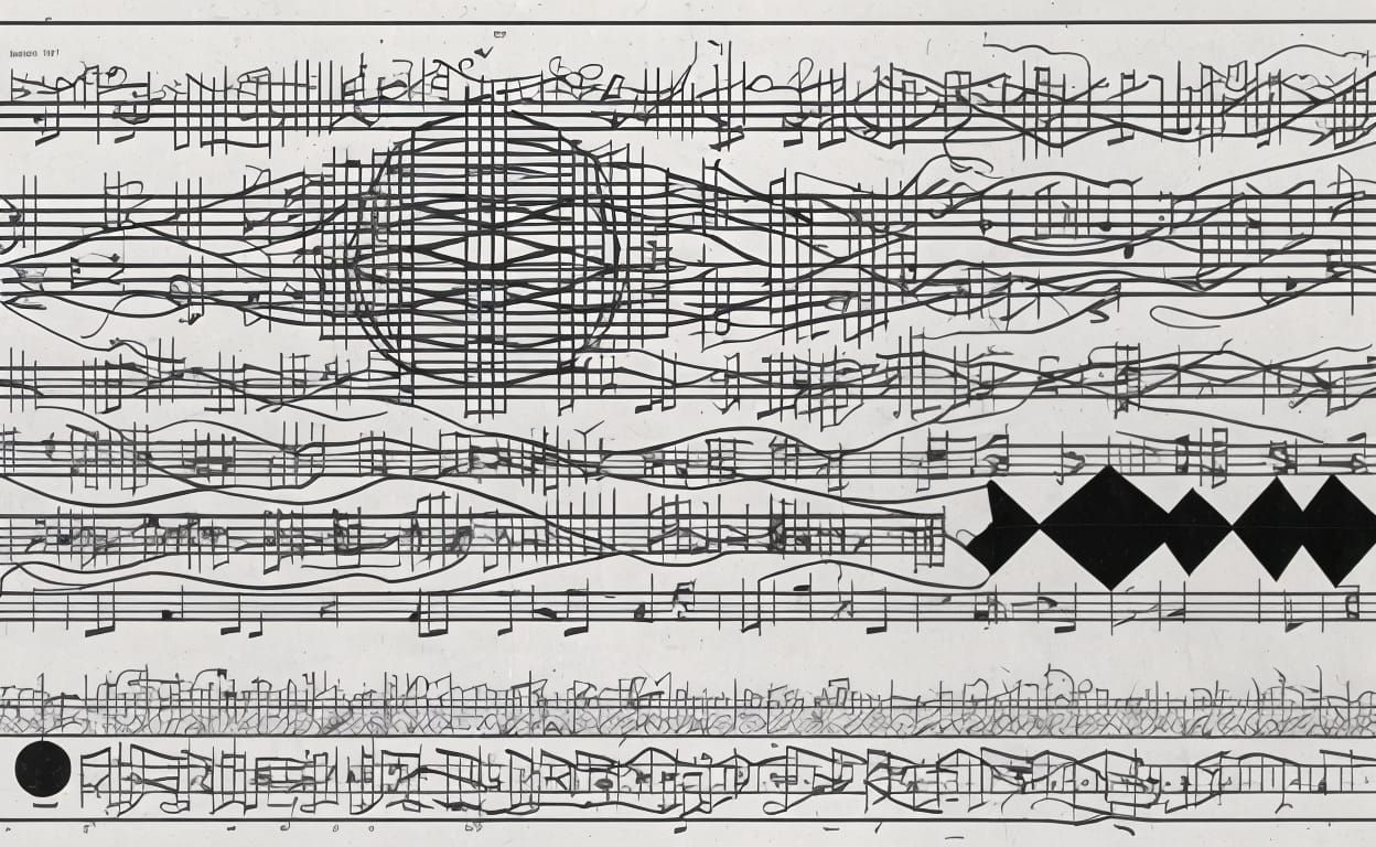graphic score - AI Generated Artwork - NightCafe Creator