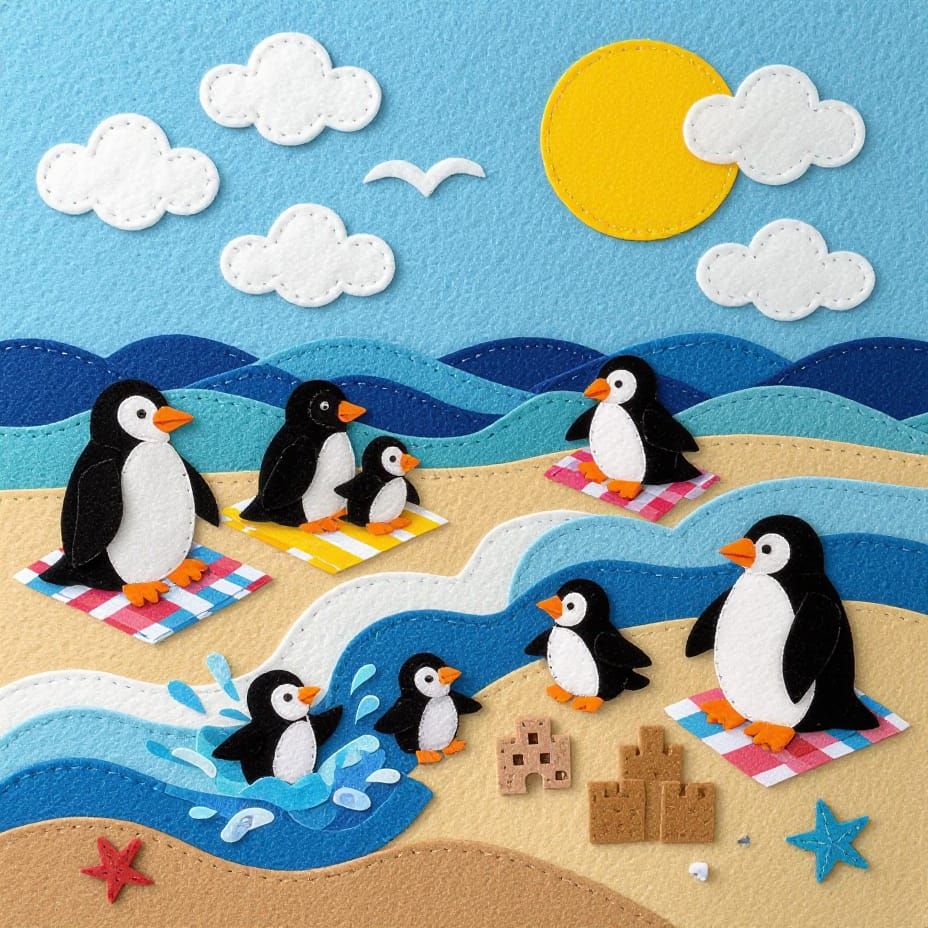 Felt Penguins