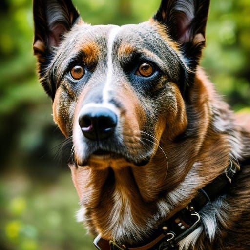 An Austrailian Cattle dog