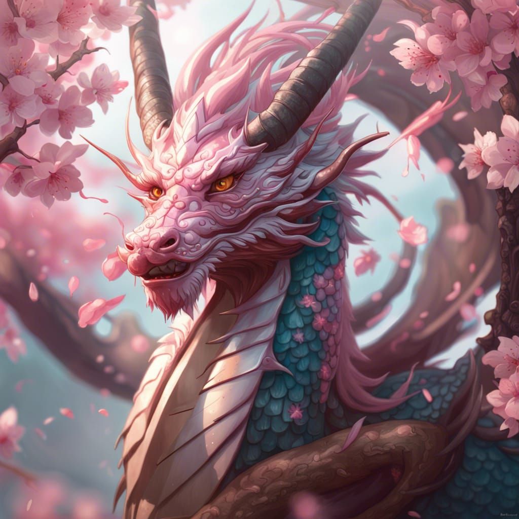 Cherry blossom dragon 