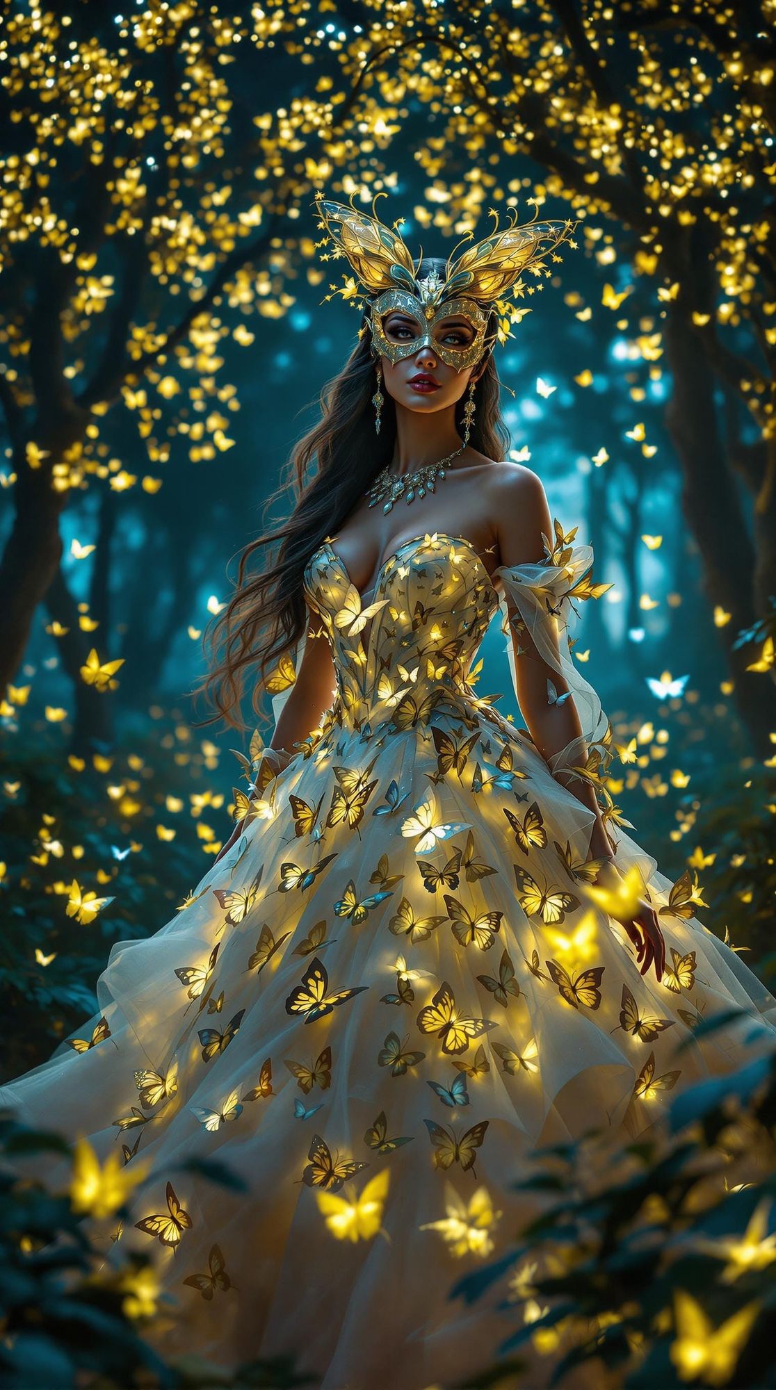 Butterfly Ball in the Luminescent Woods