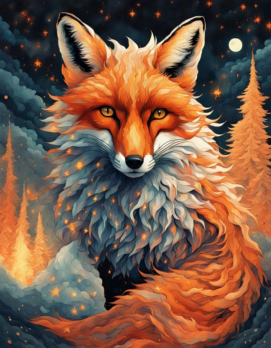 Fox - AI Generated Artwork - NightCafe Creator