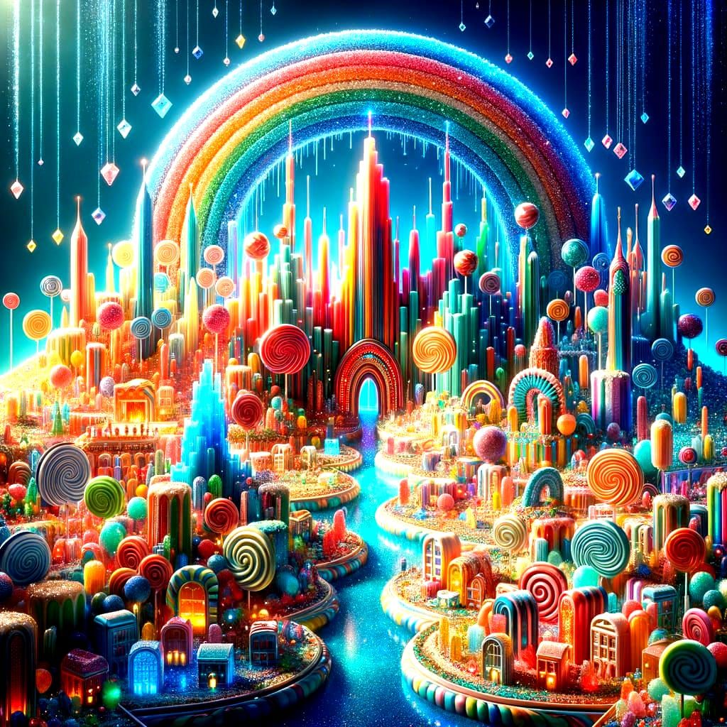 Candytropolis   by @kalakar