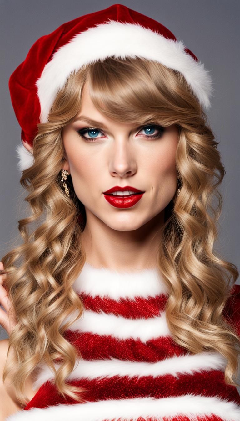 Taylor Swift as Mrs. Santa Claus - AI Generated Artwork - NightCafe Creator